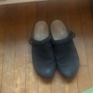 Dansko Black Mules